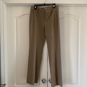 New Halogen Taylor curvy fit pants trousers taupe tan color size 12